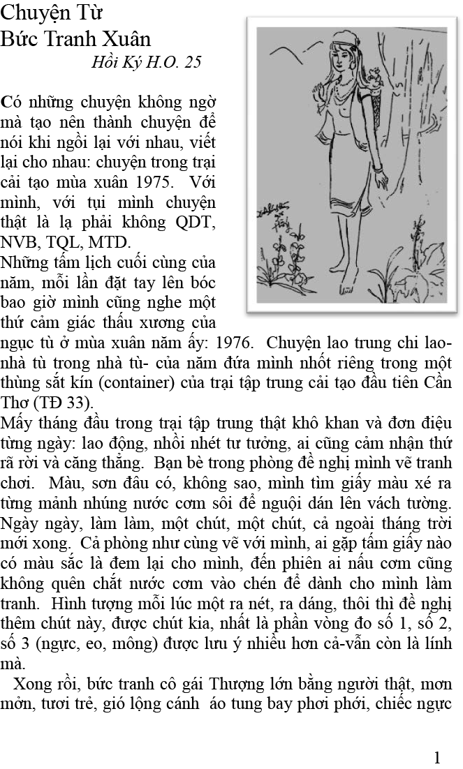 Chuyện Từ Bức Tranh Xuân