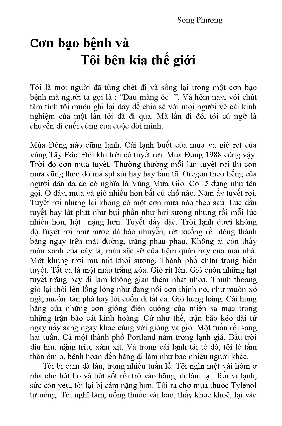 Cơn Bạo Bệnh