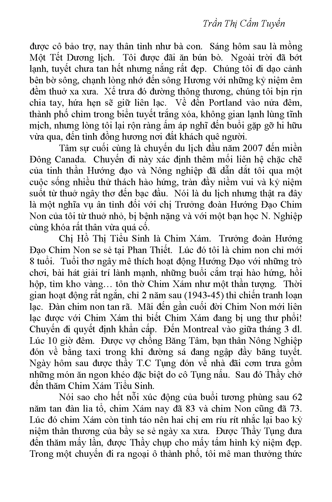 Khuyến Nông và Hướng Đạo 6