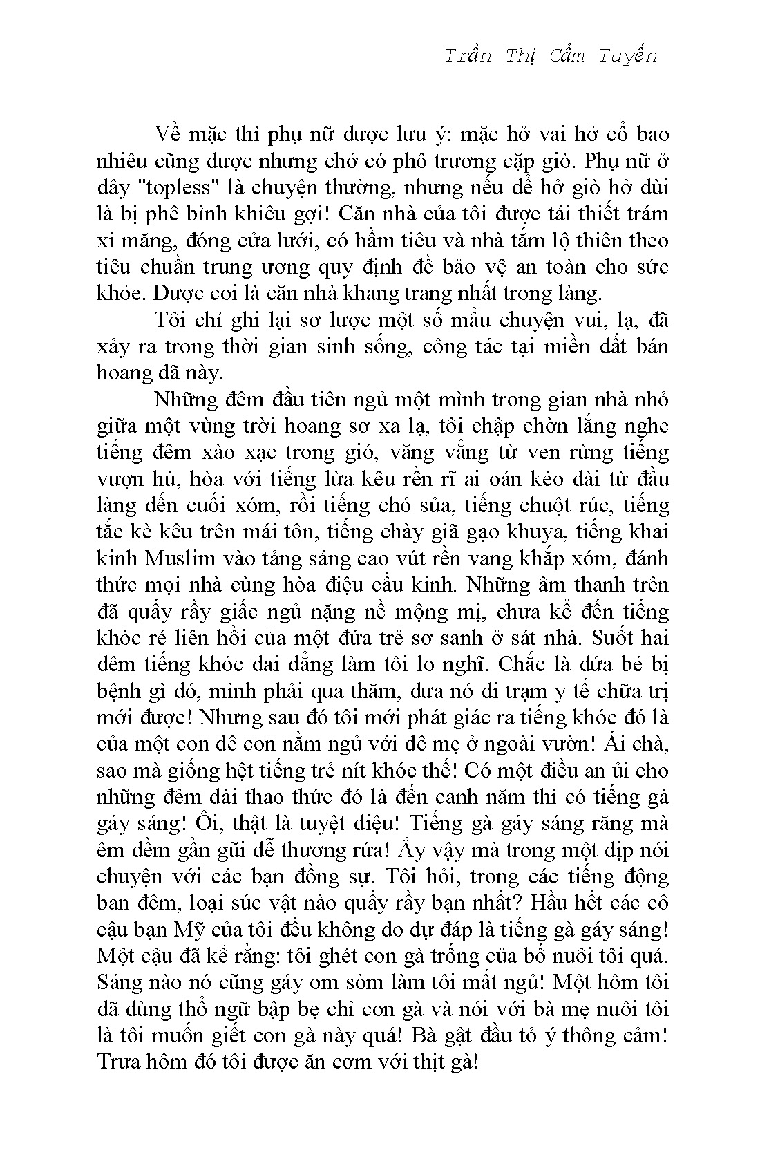 Tâm Sự Công Tác Thiện Nguyện Hoà Bình Tại Phi Châu 4