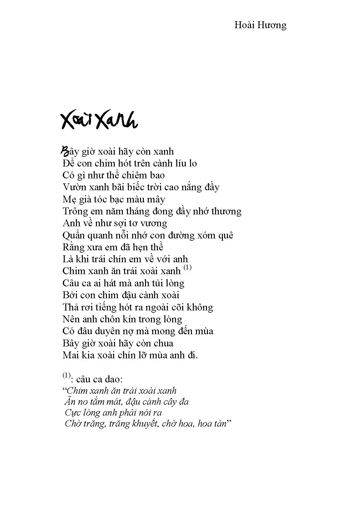 Xoài Xanh