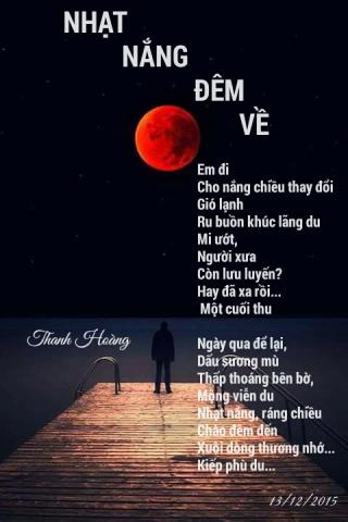 NHẠT NẮNG ĐÊM VỀ. 